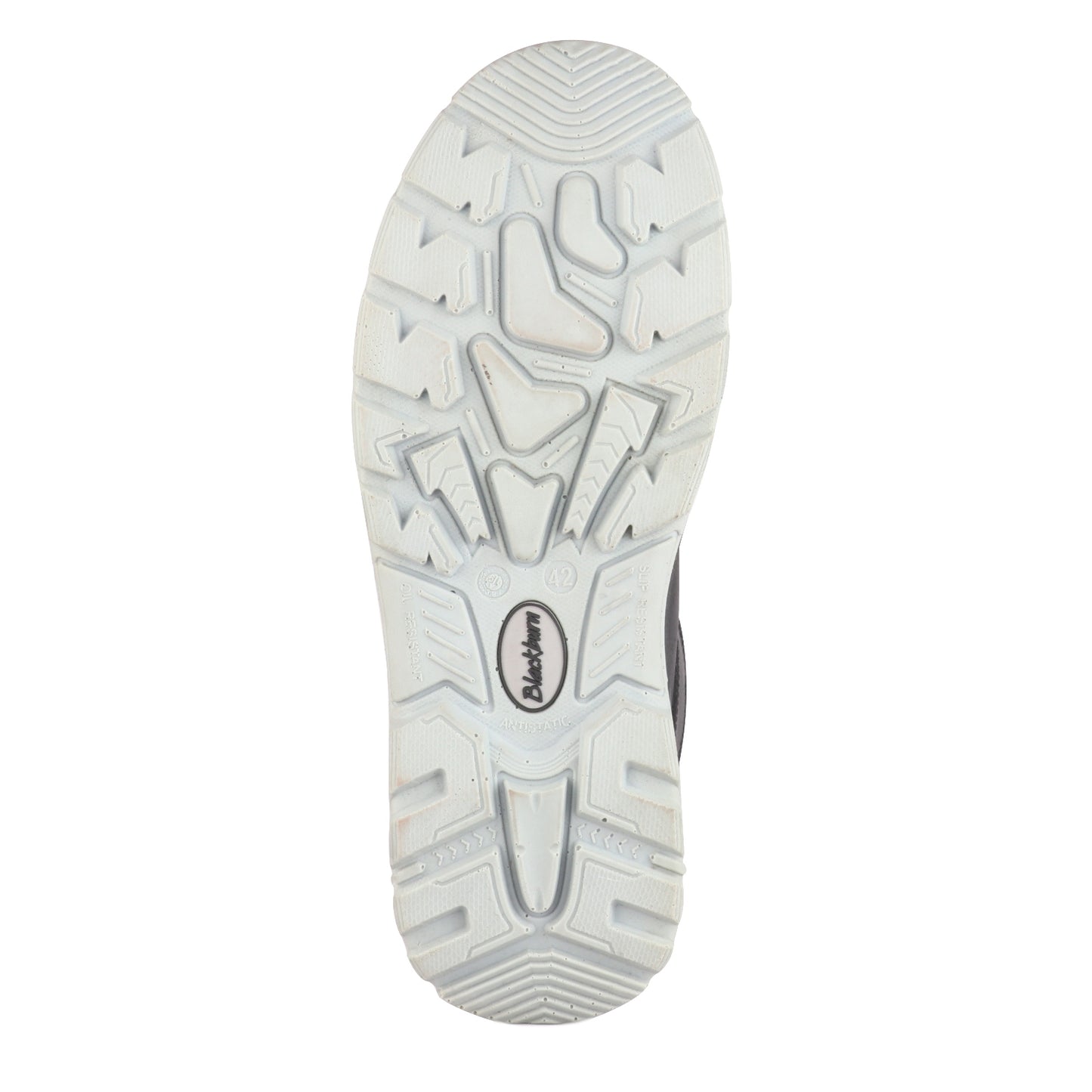 Blackburn Black Lace-up Leather Safety Shoes