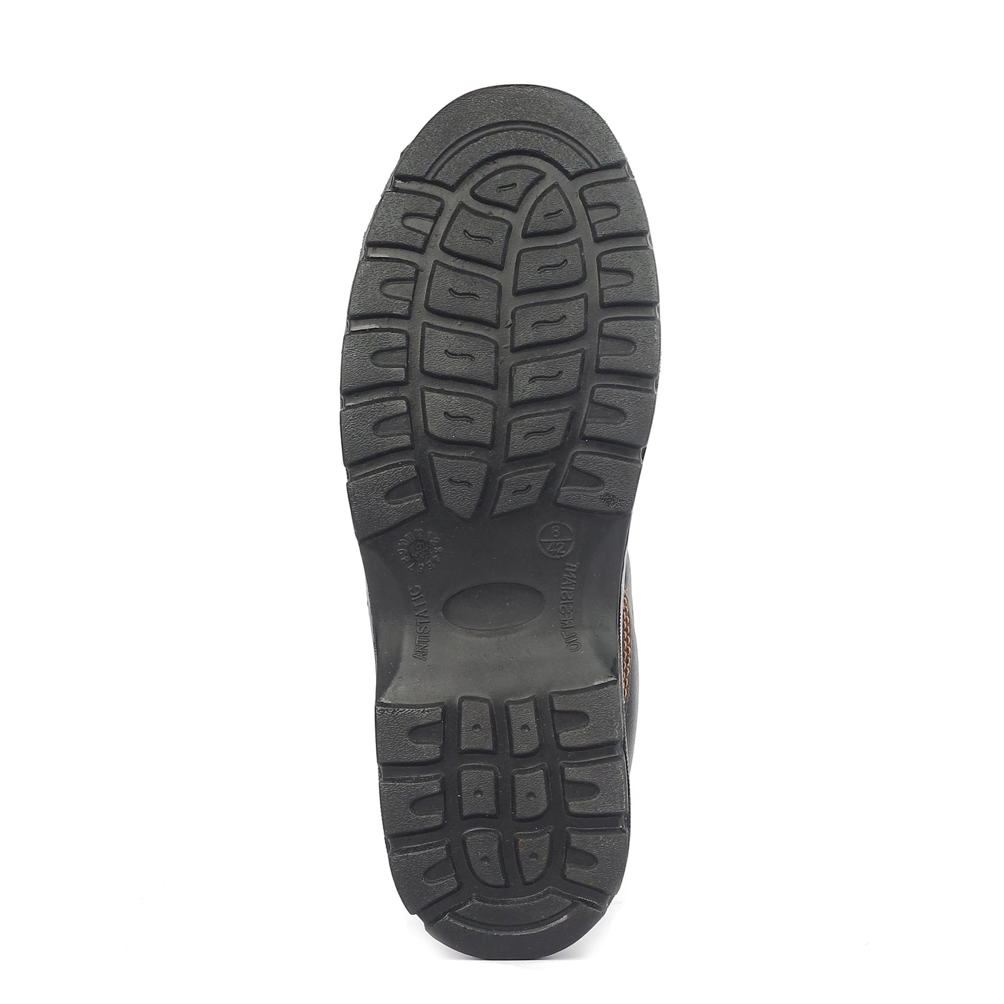 Blackburn Men's Leather | High Ankle | PU Sole | Safety Shoe | Excellent Grip Comfort & Slip Resistance | Single Density | Black | Safety Shoe with Steel Toe 275 SD Safety Shoes, Black