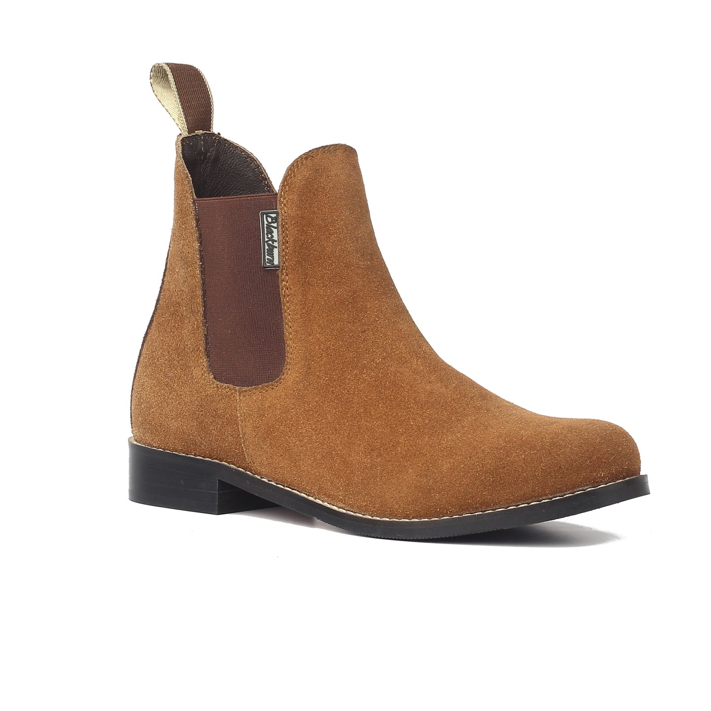 Blackburn Unisex Brown Suede Leather Slip On Chelsea Boots for All Seasons |Casual |Fashion |High Ankle |Biker |Outdoor Comfort Handmade Sole with Flexibility (813-39), Brown