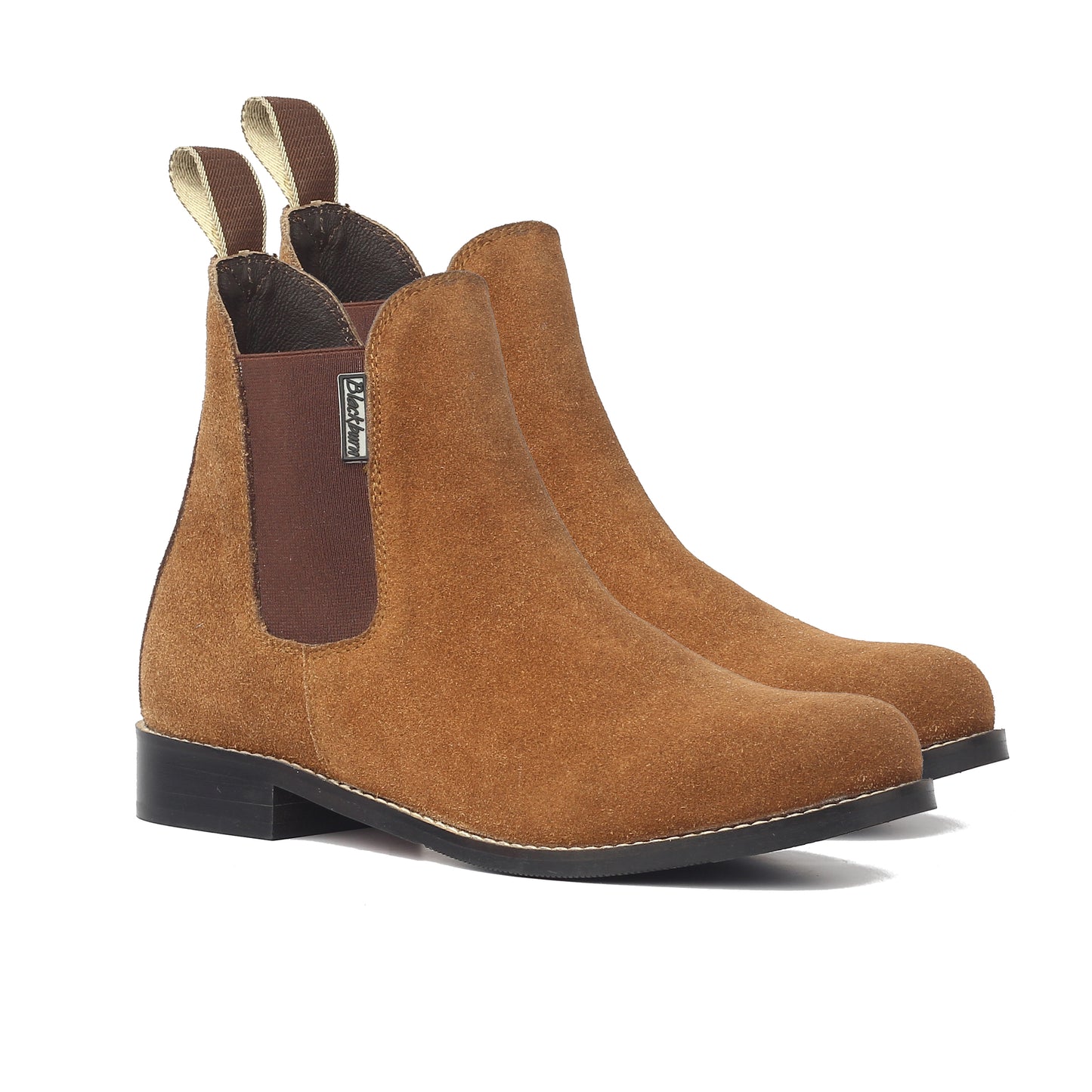 Blackburn Unisex Brown Suede Leather Slip On Chelsea Boots for All Seasons |Casual |Fashion |High Ankle |Biker |Outdoor Comfort Handmade Sole with Flexibility (813-39), Brown