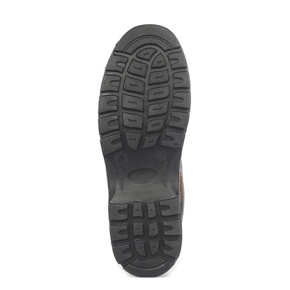Blackburn Men's Leather | High Ankle | PU Sole | Safety Shoe | Excellent Grip Comfort & Slip Resistance | Single Density | Black | Safety Shoe with Steel Toe 275 SD Safety Shoes, Black