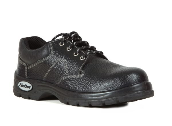 Blackburn Men's 1012 Black Steel Toe Leather Safety Shoes - Image 2