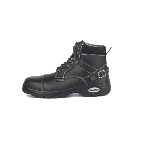 Blackburn Men's 983 Black Steel Toe Leather Safety Shoes