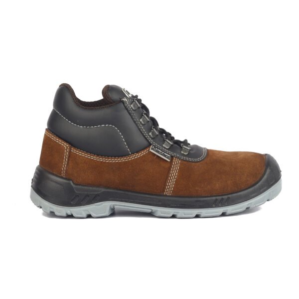 Blackburn Men's 786 Brown Steel Toe Suede Leather Safety Shoes - Image 2