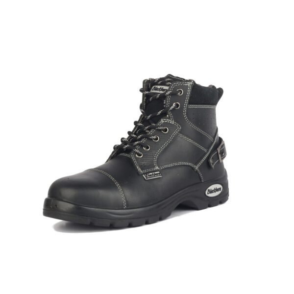 Blackburn Men's 983 Black Steel Toe Leather Safety Shoes - Image 2