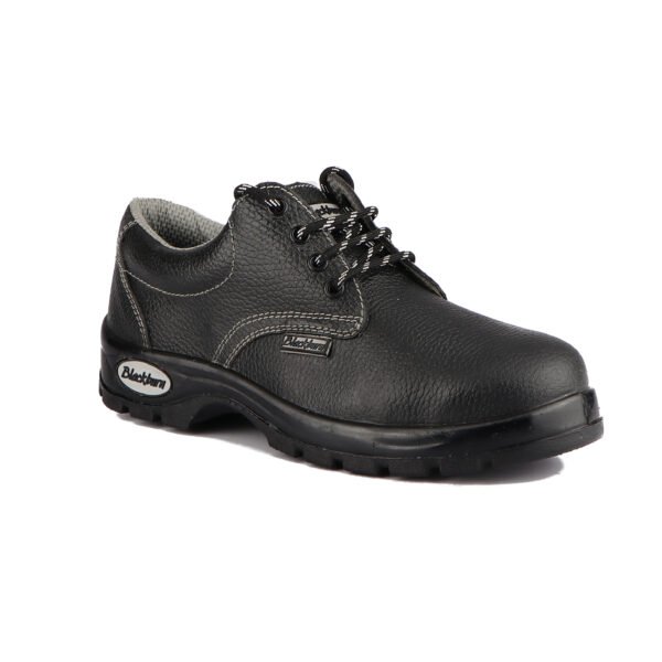 Blackburn Men's 1014 Black Steel Toe Leather Safety Shoes - Image 2