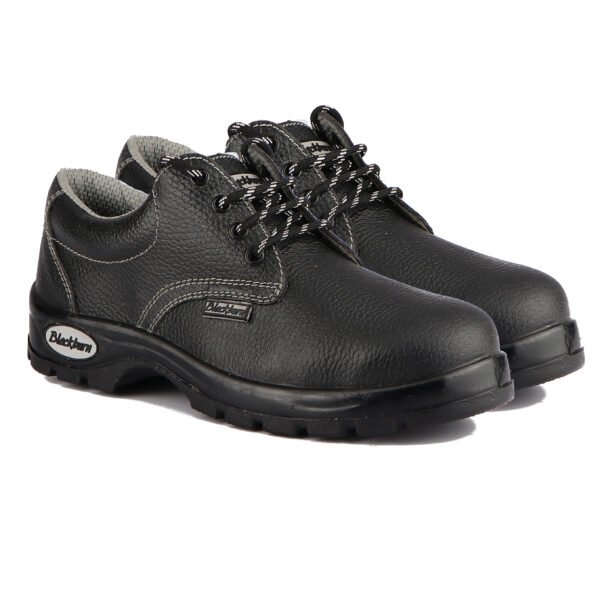 Blackburn Men's 1014 Black Steel Toe Leather Safety Shoes - Image 3