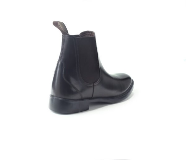 Blackburn 604 Black Unisex Genuine Leather Riding Boots - Image 4