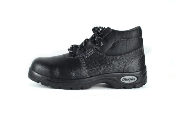 Blackburn 787 Men's Steel Toe Black Leather Safety Shoes