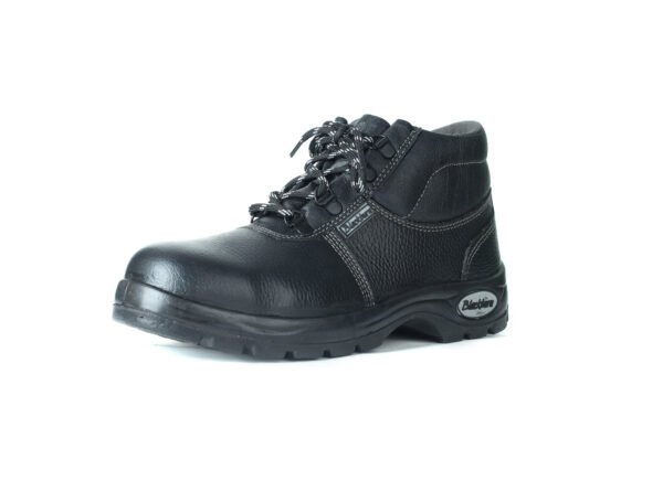 Blackburn 787 Men's Steel Toe Black Leather Safety Shoes - Image 3