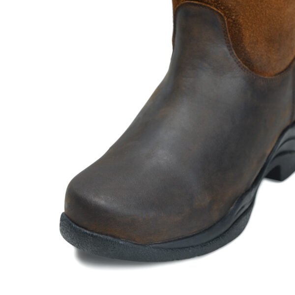 BlackBurn 673 Brown Leather Tall Country Boots - Image 6