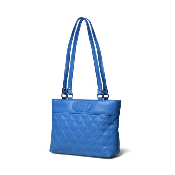 BlackBurn BB-103 Blue Ladies Leather Handbags - Image 3