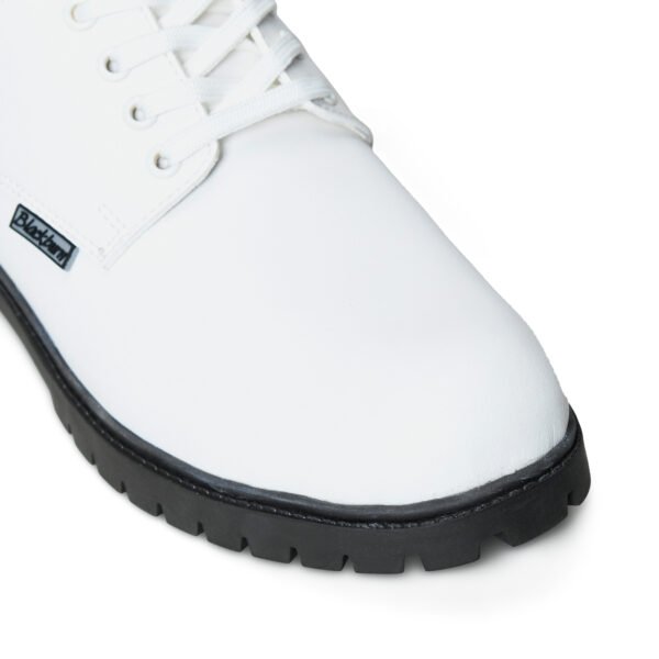 BlackBurn Microfiber White Men Safety Shoes - Image 6