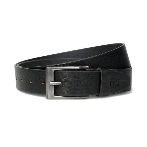 BlackBurn BB-112 Black Genuine Leather Men's Formal Belt - Image 2