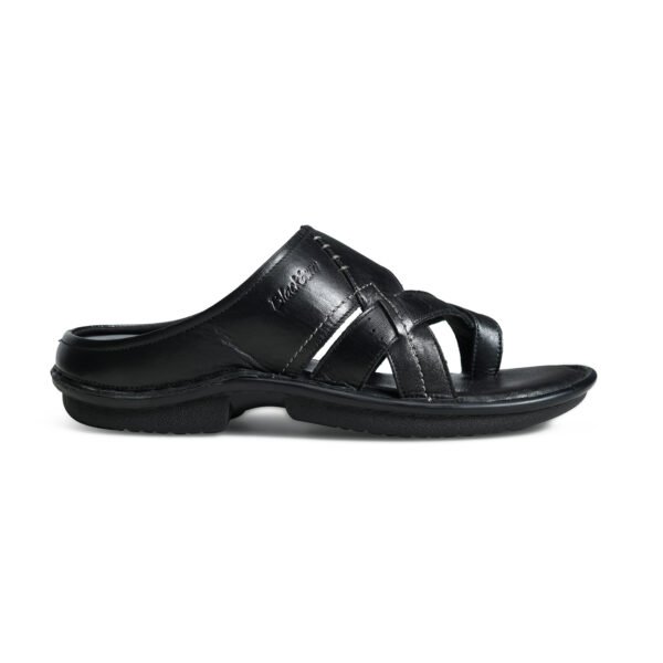 BlackBurn VF-02 Black Cow Leather Men Sandal - Image 3