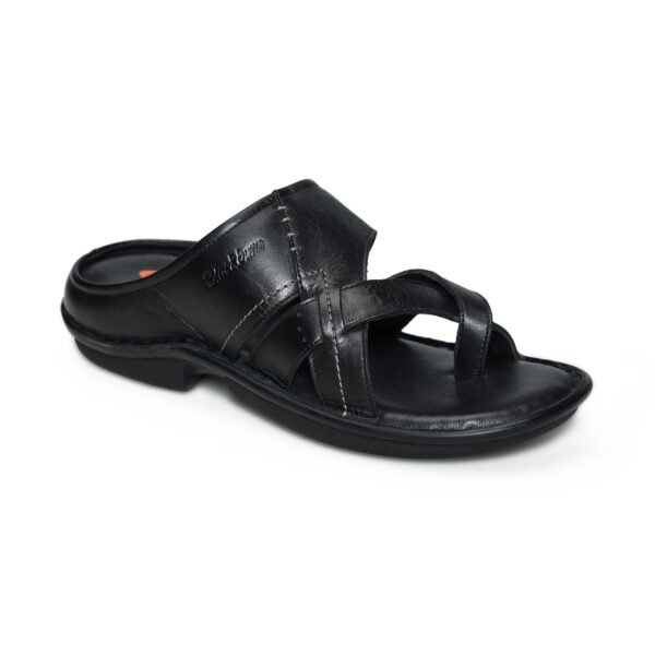 BlackBurn VF-02 Black Cow Leather Men Sandal