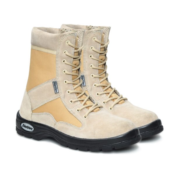 BlackBurn Beige Suede Leather Men's Military Boot - Image 3