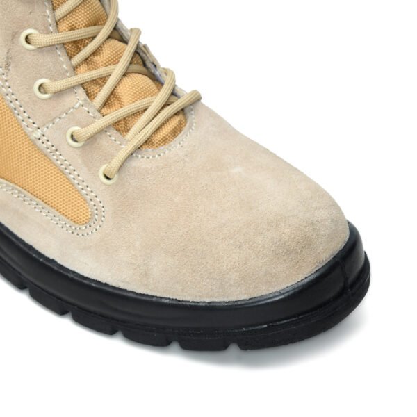 BlackBurn Beige Suede Leather Men's Military Boot - Image 7