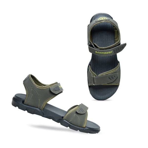 BlackBurn BB-05 Light Green Men Sandal - Image 6