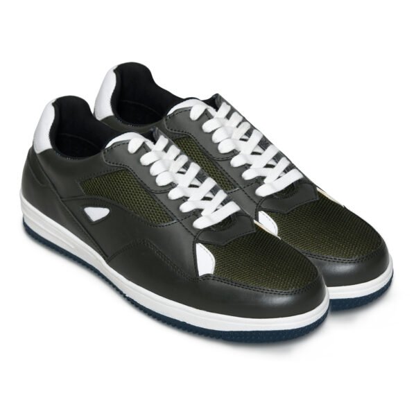 BlackBurn CF-06 Olive Green Lace Up Casual Men Shoes - Image 2