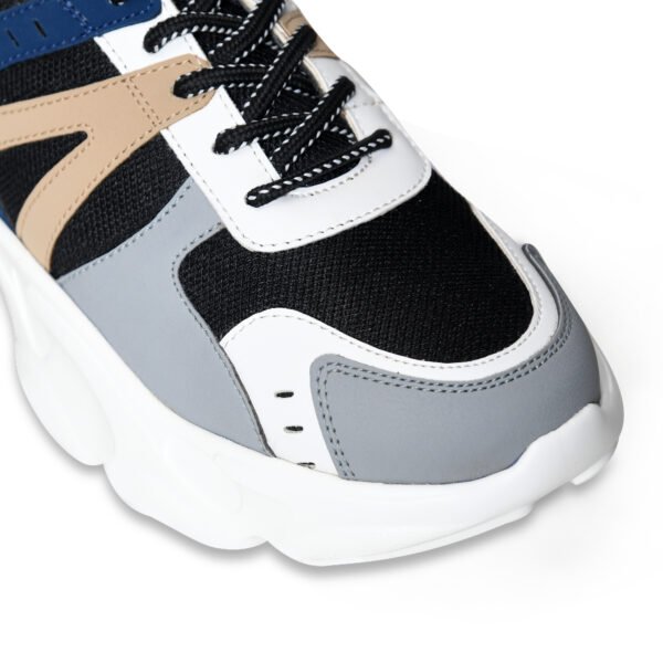 BlackBurn CF-02 White/Grey Casual/Running Men Shoes - Image 6