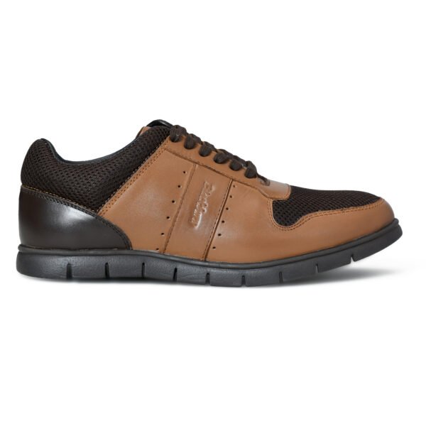 BlackBurn CF-11 Tan Sporty Casual Men Leather Shoes - Image 3