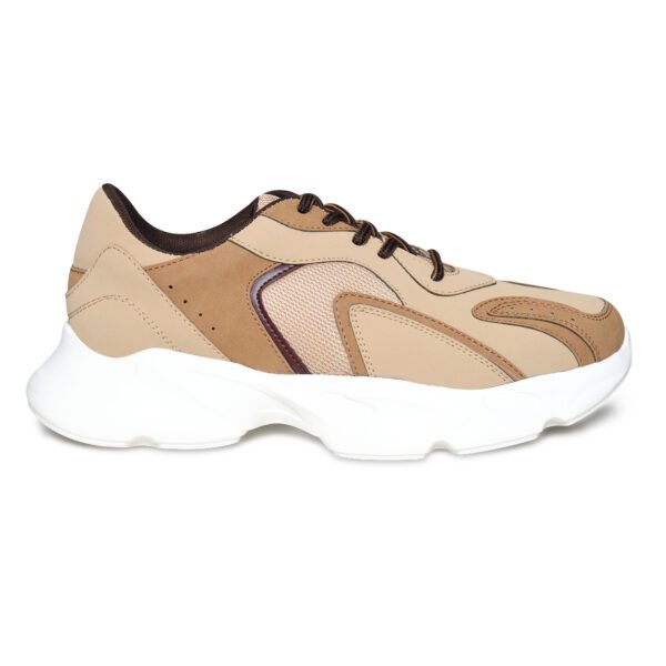 BlackBurn CF-04 Tan/White Casual/Running Men Shoes - Image 3