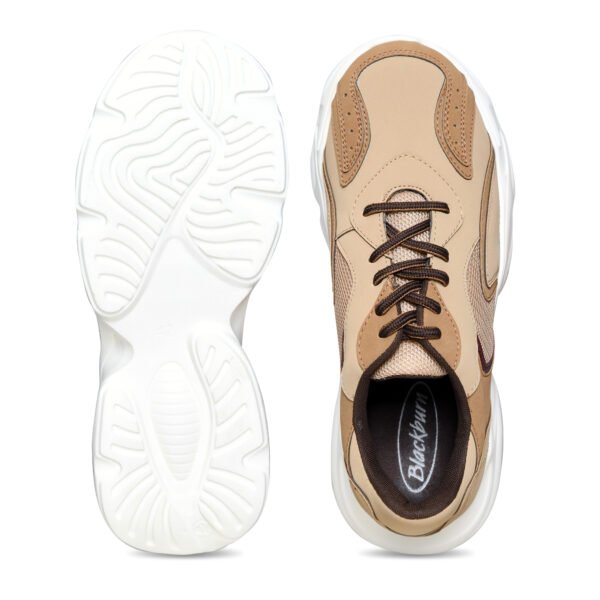 BlackBurn CF-04 Tan/White Casual/Running Men Shoes - Image 5