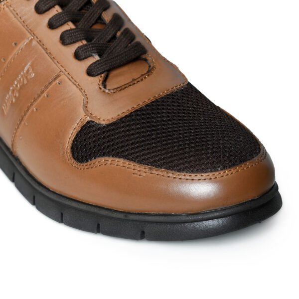 BlackBurn CF-11 Tan Sporty Casual Men Leather Shoes - Image 6