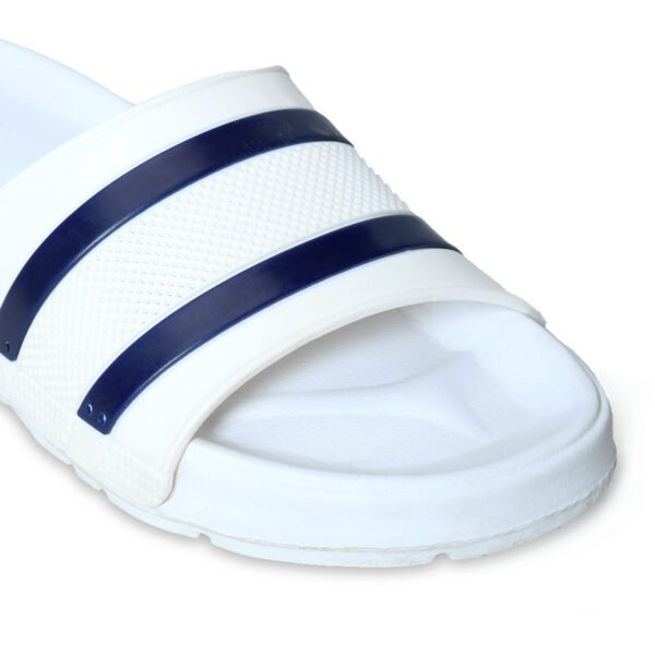 BlackBurn Float-2 White/Blk Men Floter Chappal - Image 6