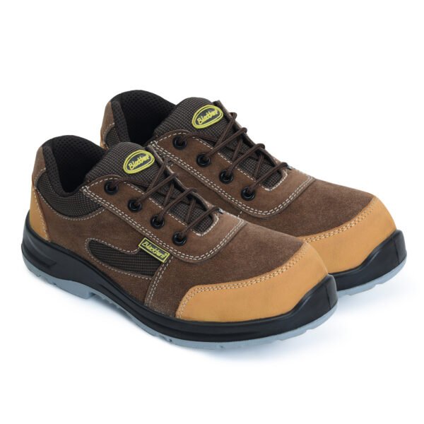 BlackBurn 1209 Tan/Brown Men's Leather Safety Shoes - Image 3