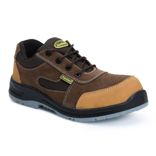 BlackBurn 1209 Tan/Brown Men's Leather Safety Shoes - Image 4