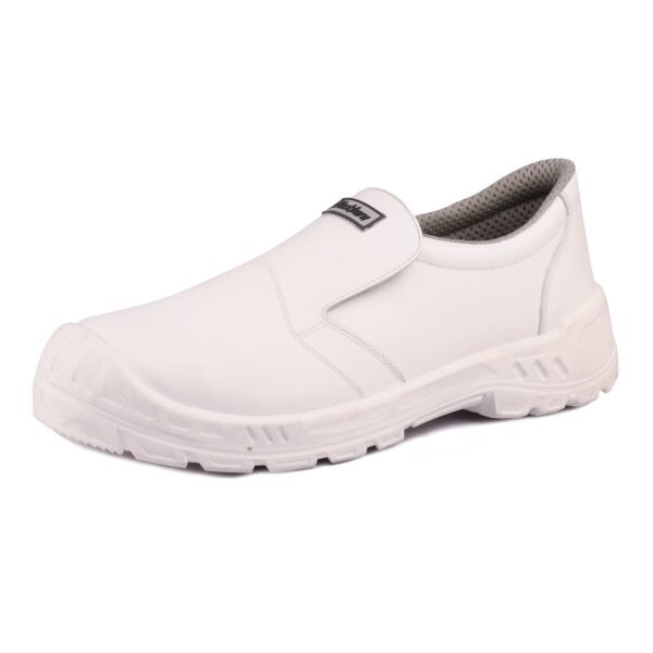 BlackBurn 793 White Men's Leather Safety Shoes